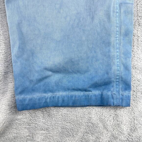 Supervsn Studios Cargo Pants Mens Medium Blue Logo Mid Rise Straight Leg Pockets - Picture 4 of 16